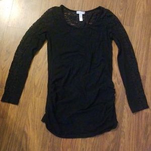 EUC Ambiance Maternity Long Lace Black Medium